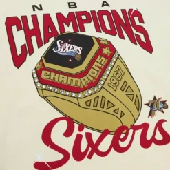 Mitchell & Ness T-Shirts & Tops-M&N X Melody Ehsani Ss Tee Philadelphia 76Ers