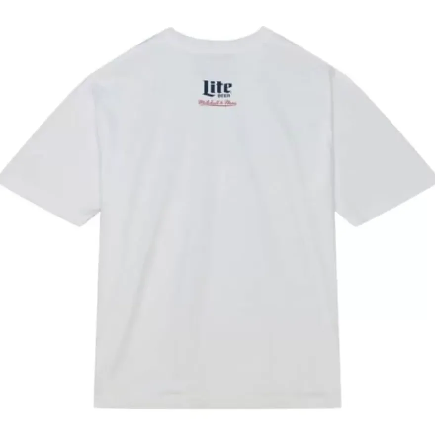 Mitchell & Ness T-Shirts & Tops-M&N X Miller Lite Stacked Athletic Club Tee
