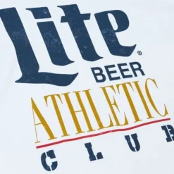 Mitchell & Ness T-Shirts & Tops-M&N X Miller Lite Stacked Athletic Club Tee