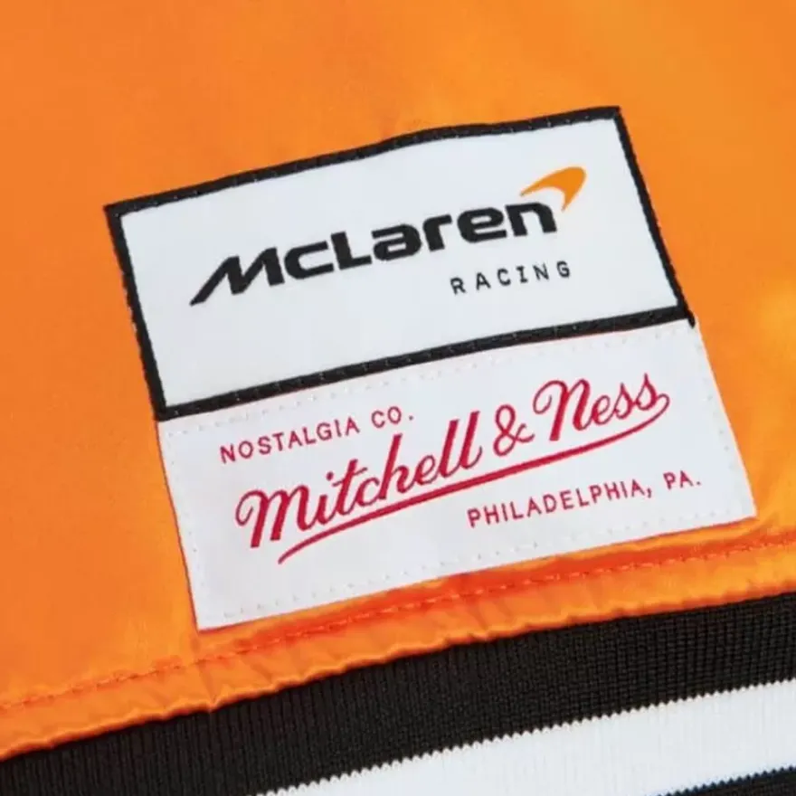 Mitchell & Ness Jackets & Outerwear-M&N X Monaco Triple Crown Satin Jacket