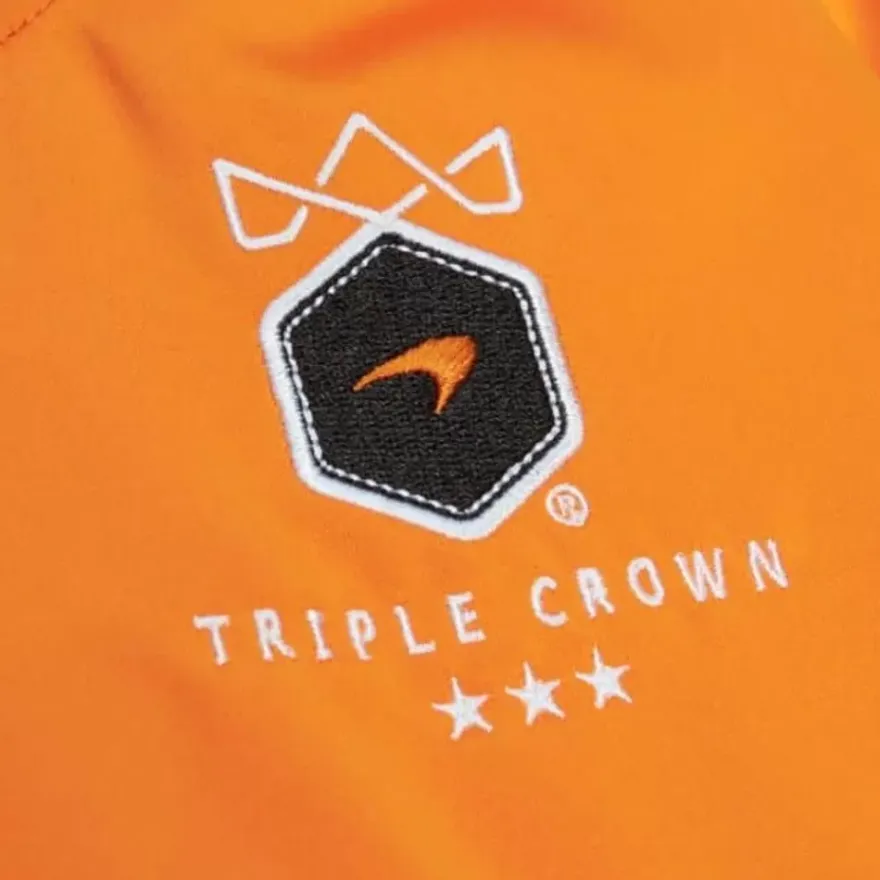 Mitchell & Ness Jackets & Outerwear-M&N X Monaco Triple Crown Satin Jacket