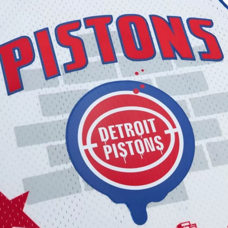 Mitchell & Ness Nba Swingman-M&N X Nba X Tats Cru Jersey Detroit Pistons