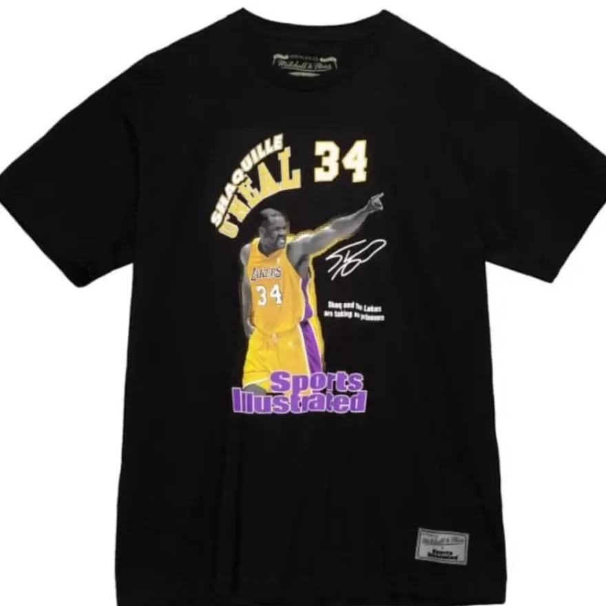 Mitchell & Ness T-Shirts & Tops-M&N X Sports Illustrated Photo Reals Tee Los Angeles Lakers Shaquille O'Neal