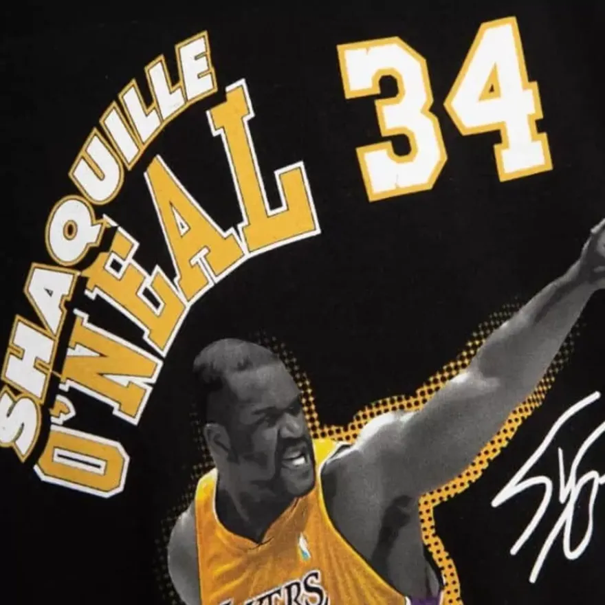 Mitchell & Ness T-Shirts & Tops-M&N X Sports Illustrated Photo Reals Tee Los Angeles Lakers Shaquille O'Neal