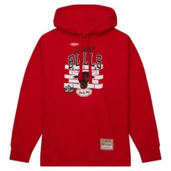 Mitchell & Ness Hoodies & Sweatshirts-M&N X Tats Cru Brick Hoodie Chicago Bulls
