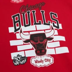 Mitchell & Ness Hoodies & Sweatshirts-M&N X Tats Cru Brick Hoodie Chicago Bulls