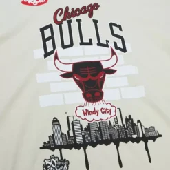 Mitchell & Ness T-Shirts & Tops-M&N X Tats Cru City Tee Chicago Bulls