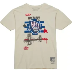 Mitchell & Ness T-Shirts & Tops-M&N X Tats Cru City Tee New Jersey Nets