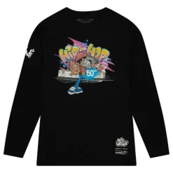 Mitchell & Ness T-Shirts & Tops-M&N X 50Th Aohh Graff Ls Tee