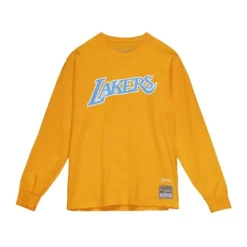 Mitchell & Ness T-Shirts & Tops-M&N X Uninterrupted Ls Tee Los Angeles Lakers