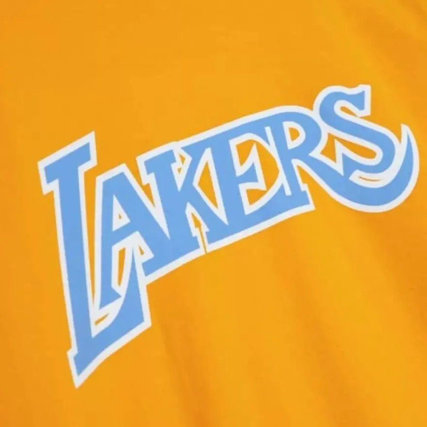 Mitchell & Ness T-Shirts & Tops-M&N X Uninterrupted Ls Tee Los Angeles Lakers