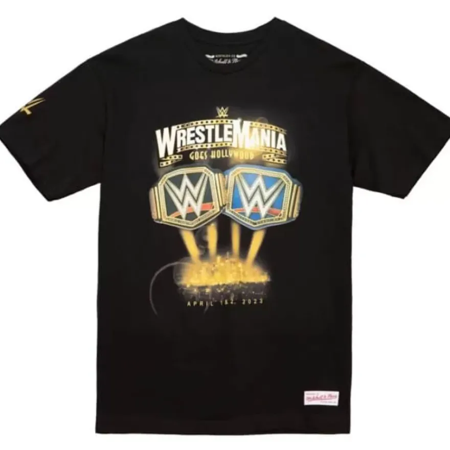 Mitchell & Ness T-Shirts & Tops-M&N X Wrestlemania 39 Event Tee