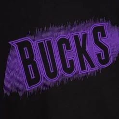 Mitchell & Ness T-Shirts & Tops-Monochrome Ss Tee Milwaukee Bucks