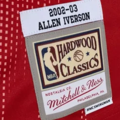 Mitchell & Ness Nba Swingman-Monochrome Swingman Allen Iverson Philadelphia 76Ers 2002-03 Jersey
