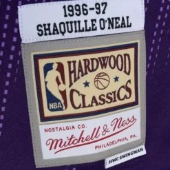 Mitchell & Ness Nba Swingman-Monochrome Swingman Shaquille O'Neal Los Angeles Lakers 1996-97 Jersey