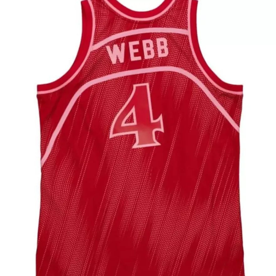 Mitchell & Ness Nba Swingman-Monochrome Swingman Spud Webb Atlanta Hawks 1986-87 Jersey