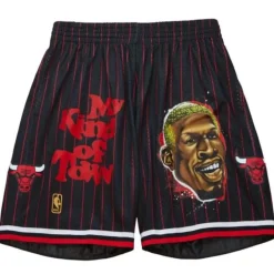 Mitchell & Ness Nba Swingman-My Kind Of Town Shorts Chicago Bulls Dennis Rodman