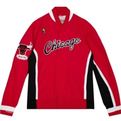 Mitchell & Ness Jackets & Outerwear-My Towns Leaders Warm Up Jacket Chicago Bulls