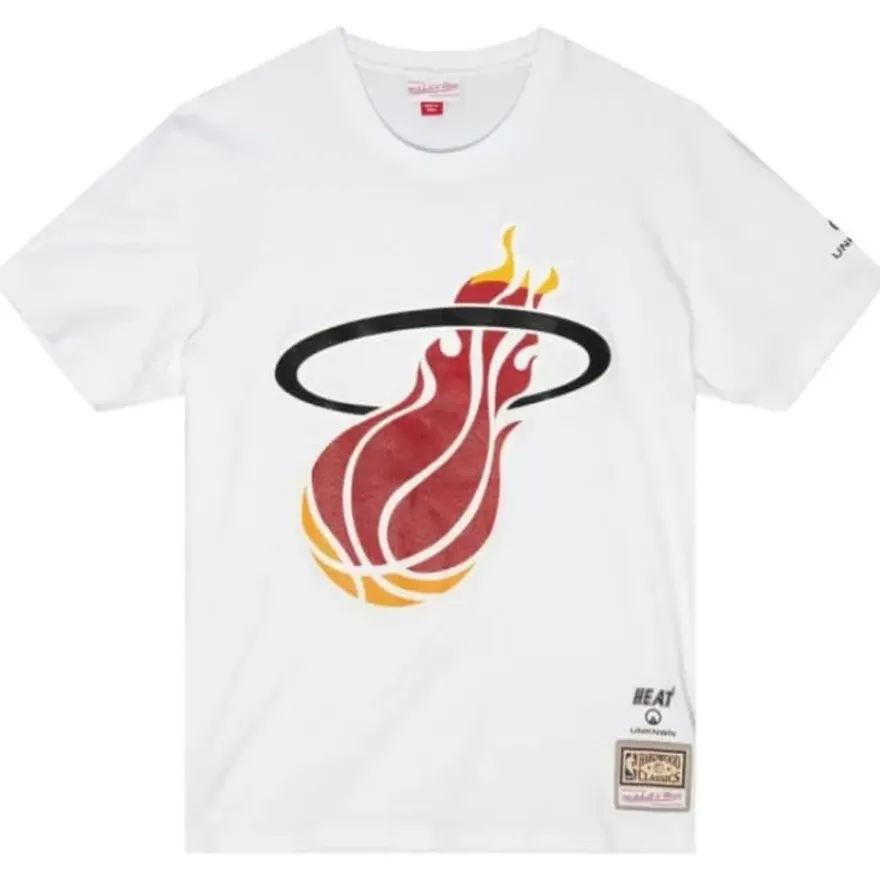Mitchell & Ness T-Shirts & Tops-My Towns Unknwn Crystal Tee Miami Heat