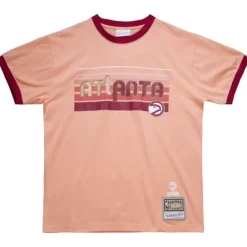Mitchell & Ness T-Shirts & Tops-My Towns Wish Ringer Tee Atlanta Hawks
