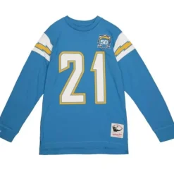Mitchell & Ness T-Shirts & Tops-Name & Number Long Sleeve Tee San Diego Chargers 2009 Ladainian Tomlinson