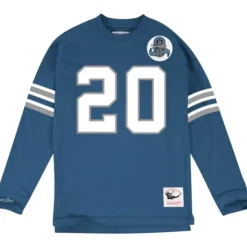 Mitchell & Ness T-Shirts & Tops-Name & Number Longsleeve Detroit Lions 1993 Barry Sanders