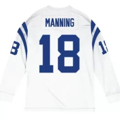 Mitchell & Ness T-Shirts & Tops-Name & Number Longsleeve Indianapolis Colts 2007 Peyton Manning