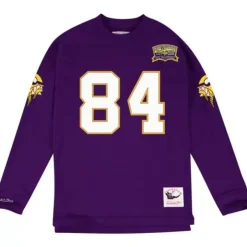 Mitchell & Ness T-Shirts & Tops-Name & Number Longsleeve Minnesota Vikings Randy Moss