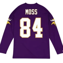 Mitchell & Ness T-Shirts & Tops-Name & Number Longsleeve Minnesota Vikings Randy Moss
