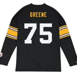 Mitchell & Ness T-Shirts & Tops-Name & Number Longsleeve Pittsburgh Steelers 1976 Joe Greene