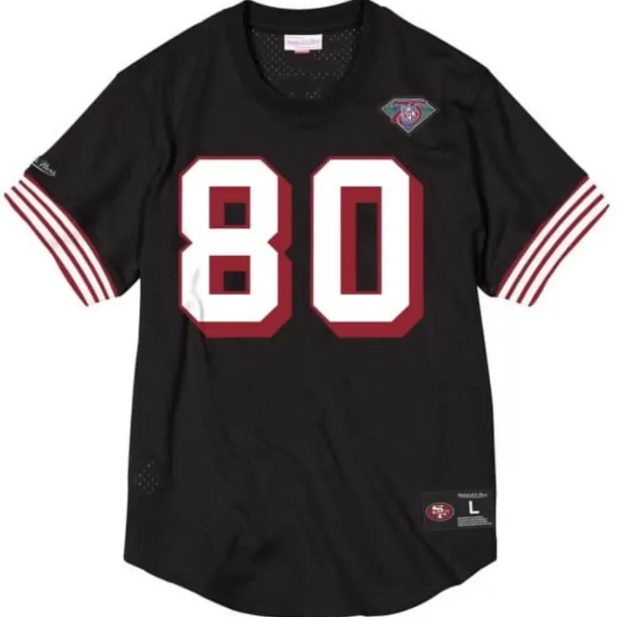 Mitchell & Ness T-Shirts & Tops-Name & Number Mesh Crew Neck San Francisco 49Ers Jerry Rice
