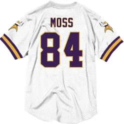 Mitchell & Ness T-Shirts & Tops-Name & Number Mesh Crew Neck Minnesota Vikings Randy Moss