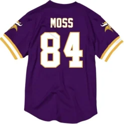 Mitchell & Ness T-Shirts & Tops-Name & Number Mesh Crewneck Minnesota Vikings Randy Moss