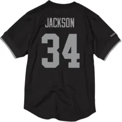 Mitchell & Ness T-Shirts & Tops-Name & Number Mesh Crewneck Los Angeles Raiders Bo Jackson