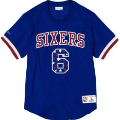 Mitchell & Ness T-Shirts & Tops-Name & Number Mesh Crewneck Philadelphia 76Ers Julius Erving