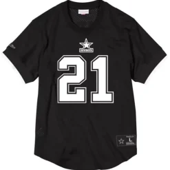 Mitchell & Ness T-Shirts & Tops-Name & Number Mesh Crewneck Dallas Cowboys Deion Sanders