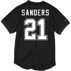 Mitchell & Ness T-Shirts & Tops-Name & Number Mesh Crewneck Dallas Cowboys Deion Sanders