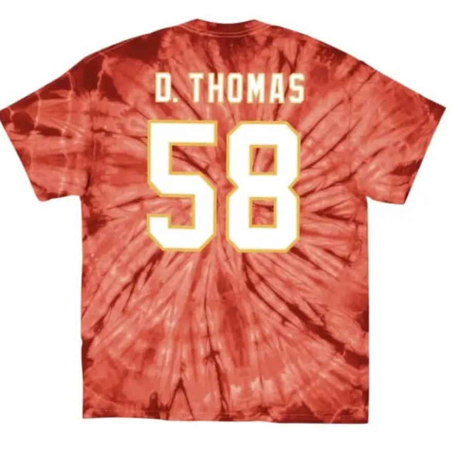 Mitchell & Ness T-Shirts & Tops-Name & Number Spider Tee Kansas City Chiefs 1994 Derrick Thomas