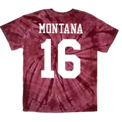 Mitchell & Ness T-Shirts & Tops-Name & Number Spider Tee San Francisco 49Ers 1990 Joe Montana