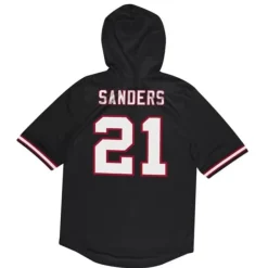 Mitchell & Ness Hoodies & Sweatshirts-Name & Number Ss Hoodie Atlanta Falcons 1989 Deion Sanders