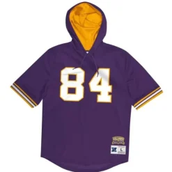 Mitchell & Ness Hoodies & Sweatshirts-Name & Number Ss Hoodie Minnesota Vikings 2000 Randy Moss