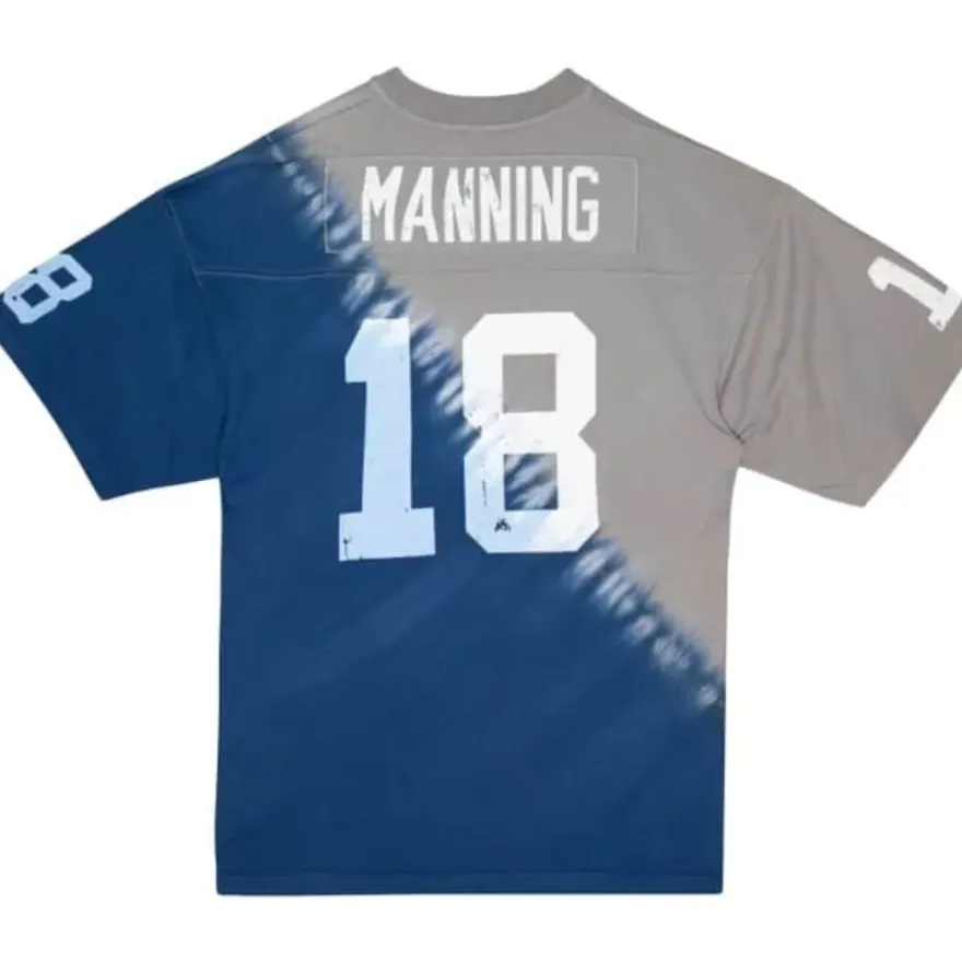 Mitchell & Ness T-Shirts & Tops-Name & Number Ss Tie Dye Top Indianapolis Colts Peyton Manning