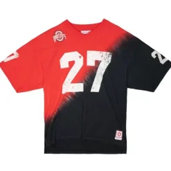 Mitchell & Ness T-Shirts & Tops-Name & Number Ss Tie Dye Top Ohio State Eddie George