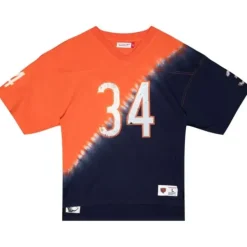 Mitchell & Ness T-Shirts & Tops-Name & Number Ss Tie Dye Top Chicago Bears Walter Payton