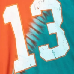 Mitchell & Ness T-Shirts & Tops-Name & Number Ss Tie Dye Top Miami Dolphins Dan Marino