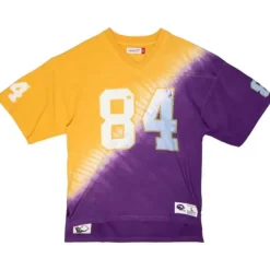 Mitchell & Ness T-Shirts & Tops-Name & Number Ss Tie Dye Top Minnesota Vikings Randy Moss