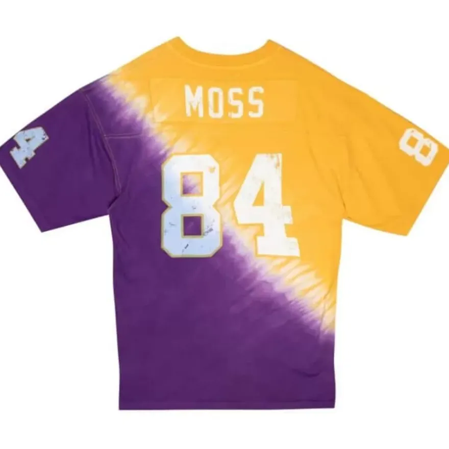 Mitchell & Ness T-Shirts & Tops-Name & Number Ss Tie Dye Top Minnesota Vikings Randy Moss