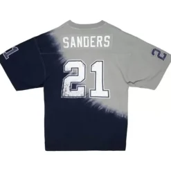 Mitchell & Ness T-Shirts & Tops-Name & Number Ss Tie Dye Top Dallas Cowboys Deion Sanders