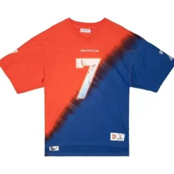 Mitchell & Ness T-Shirts & Tops-Name & Number Ss Tie Dye Top Denver Broncos John Elway