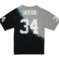 Mitchell & Ness T-Shirts & Tops-Name & Number Ss Tie Dye Top Los Angeles Raiders Bo Jackson